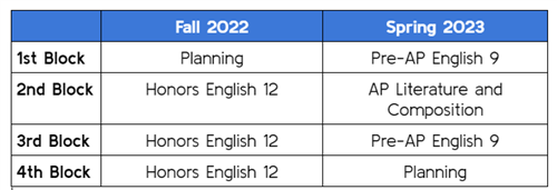 schedule SY 22-23